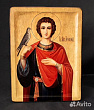 Икона деревянная с ковчегом "Святой Трифон"