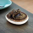 Бронзовая статуэтка "Лягушка"
